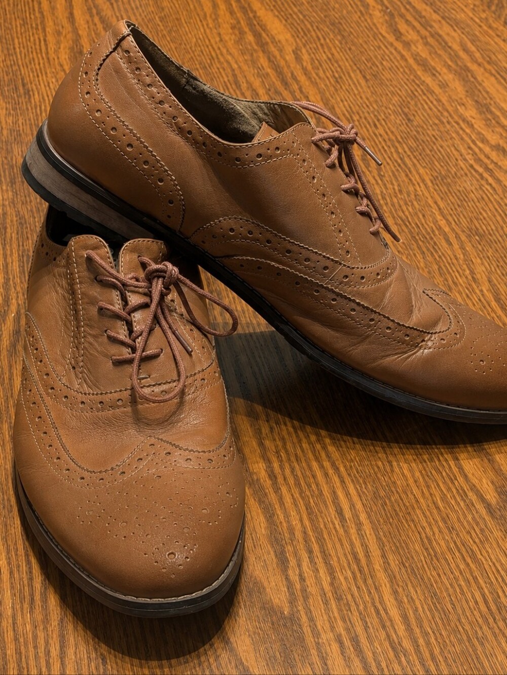 Nunn Bush Men's Wing Tip Comfort Fit Dress Shoes